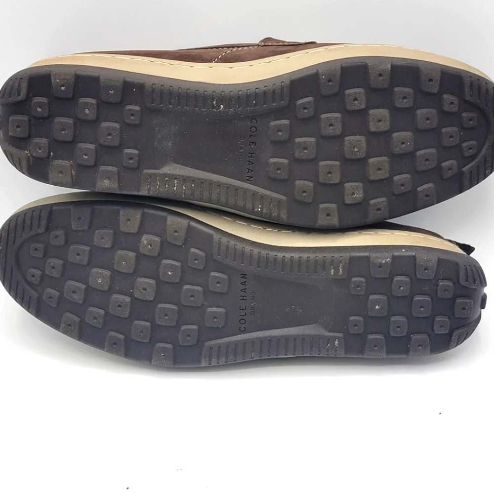 Cole‎ Haan Brown Suede Claude Penny Loafer Size 10 #1375
